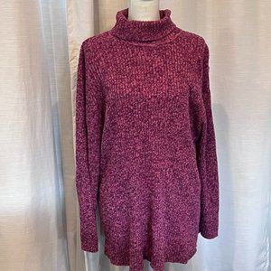 Cherokee Woman brand Women's 3X long sleeved Turtleneck Sweater